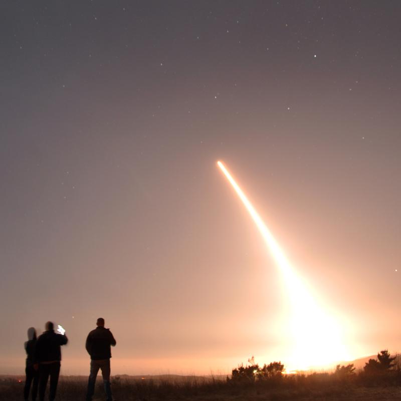  Unarmed Minuteman III test launch from Vandenberg