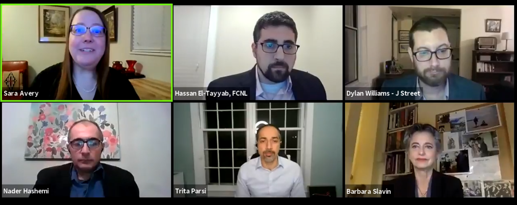 Hassan El-Tayyab joins experts for a Zoom call on Iran. 