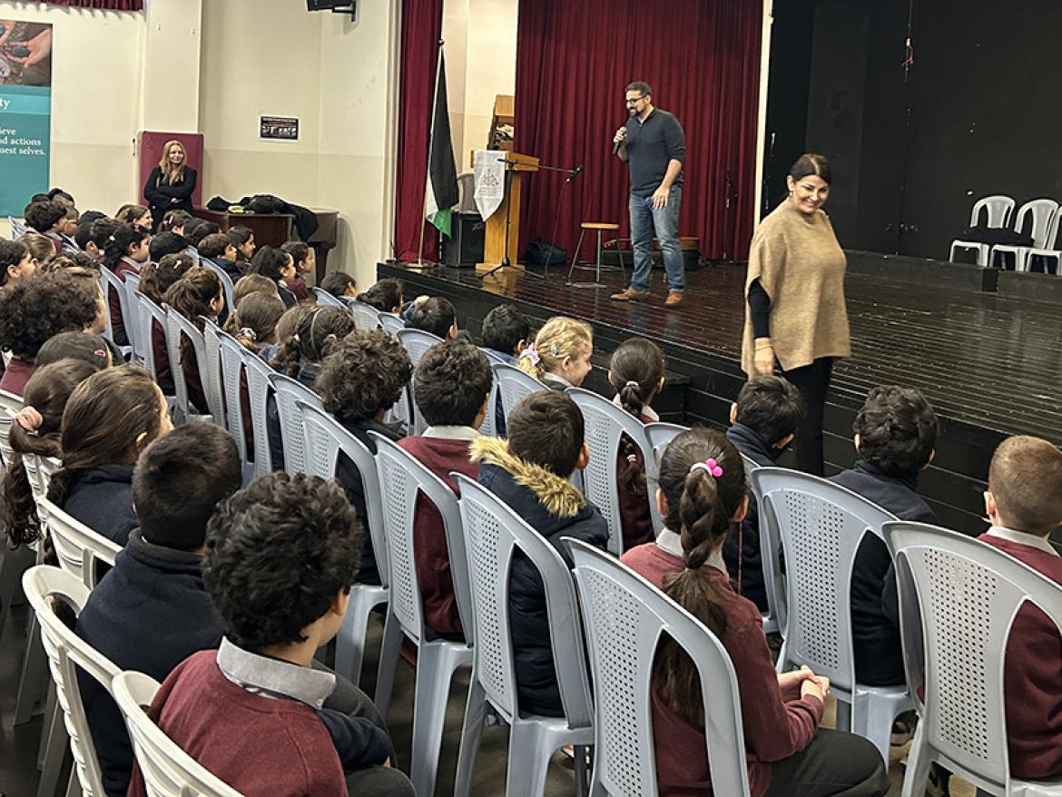 Hassan El-Tayyab at Ramallah Friends School