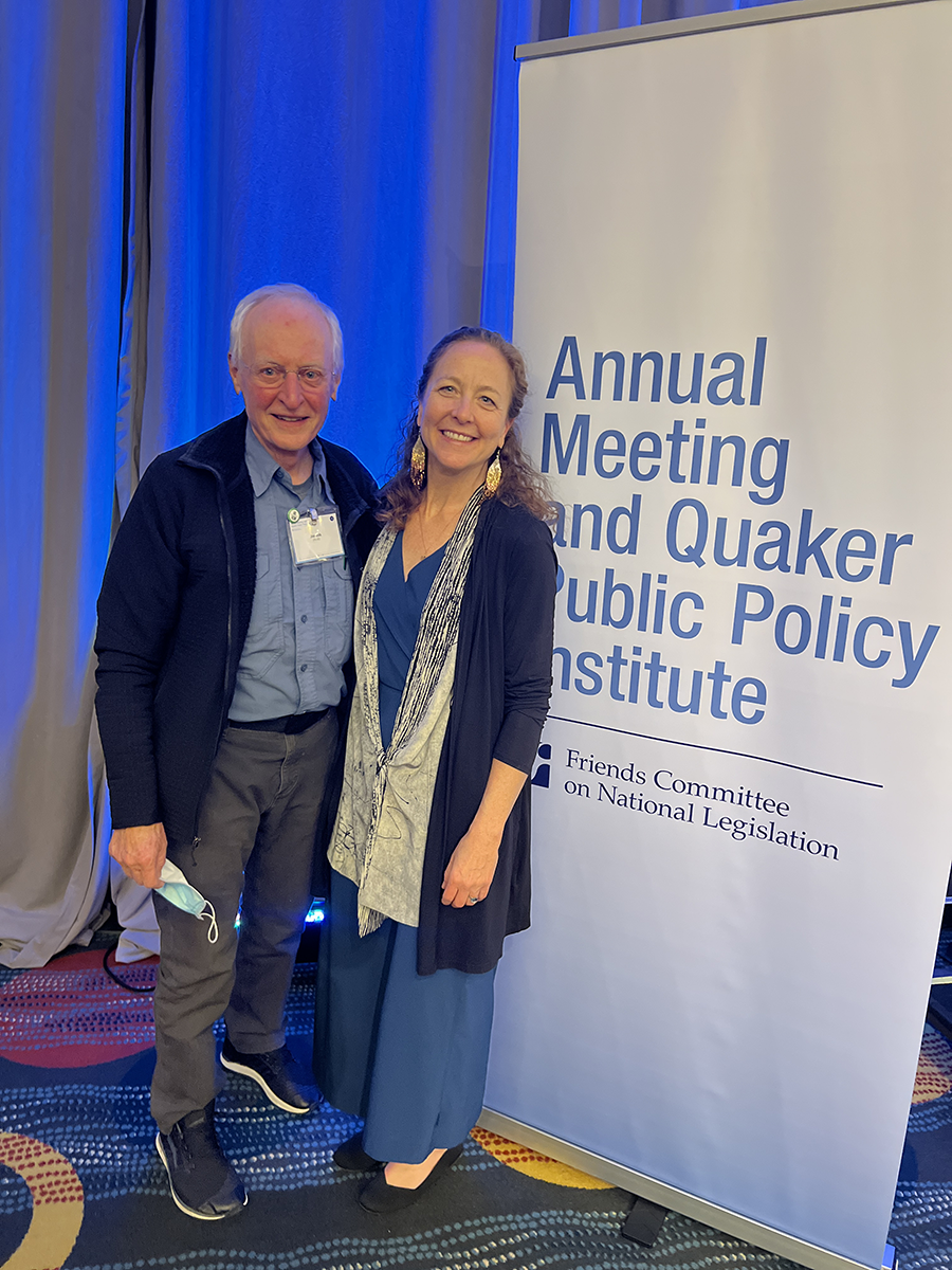 Bridget Moix and Joe Volk at Annual Meeting 2022