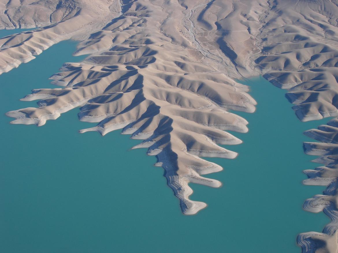 Lake at Kajaki in Helmand Province, Afghanistan.