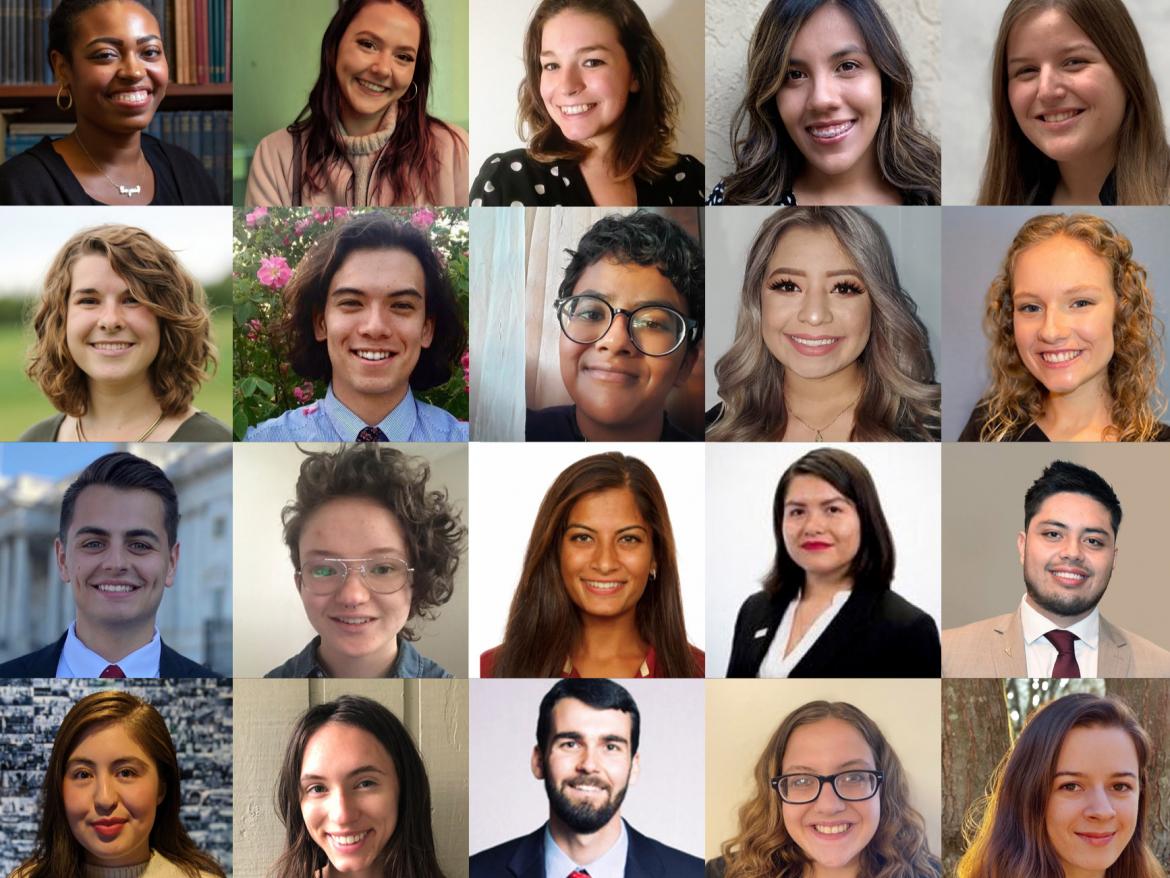 20 members of the 2020-2021 Advocacy Corps