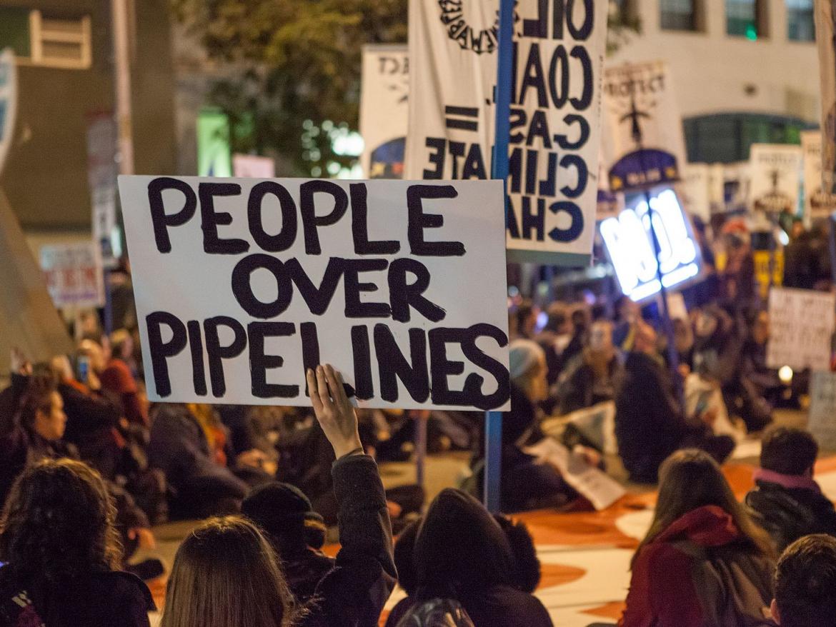 Protest of the Keystone XL Pipeline