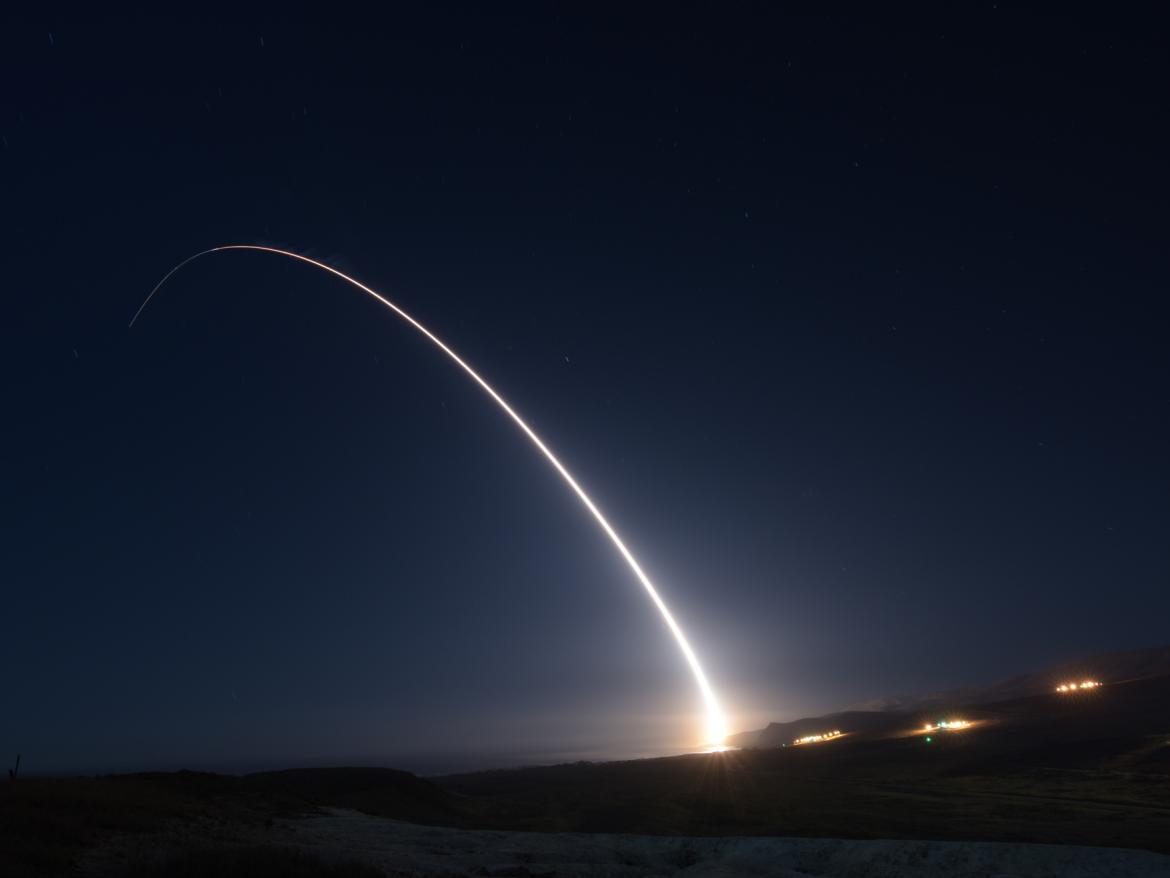  Unarmed Minuteman III test launch from Vandenberg