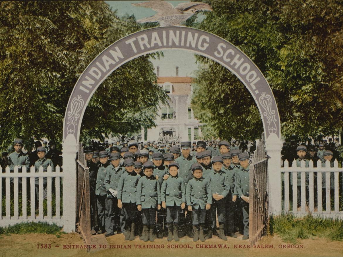 Indian Boarding School, circa 1890–1914. 