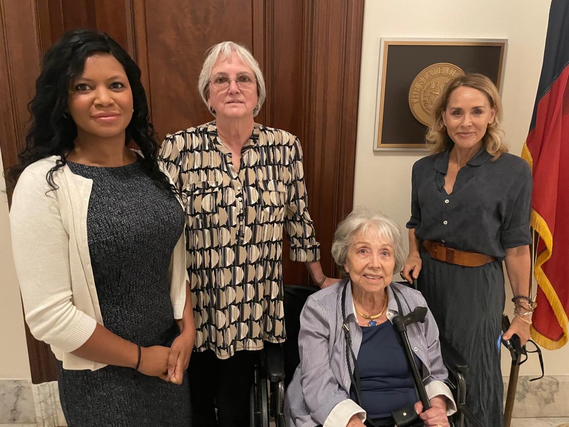 Advocates from downwind communities met with Rep. Veronica Escobar's staff