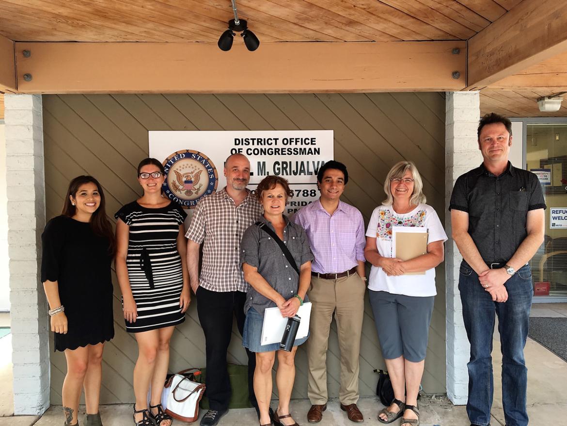 Tucson Advocacy Team with Rep Raul Grijalvas' office