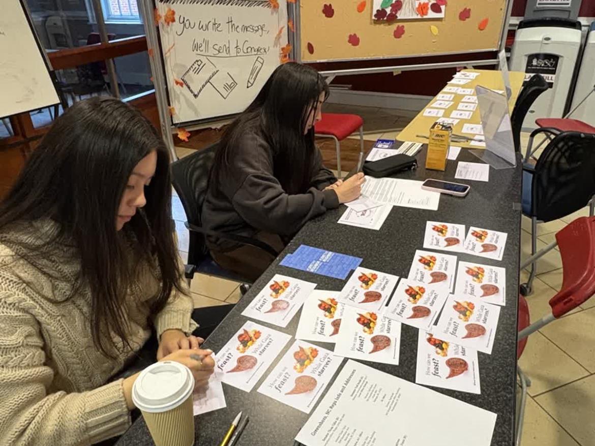 Guilford Campus Chapters 2025 tabling