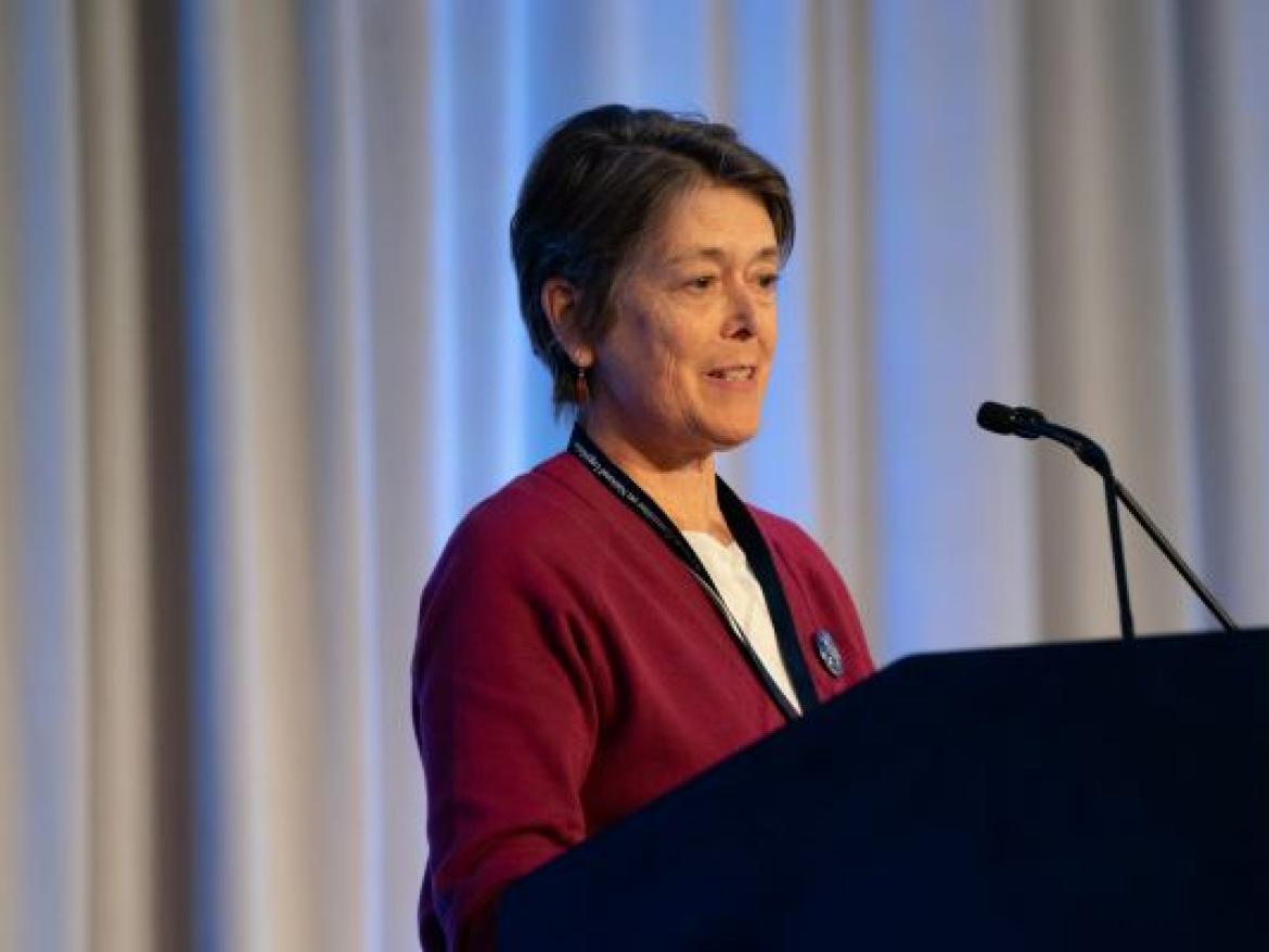 Mary Lou Hatcher speaking