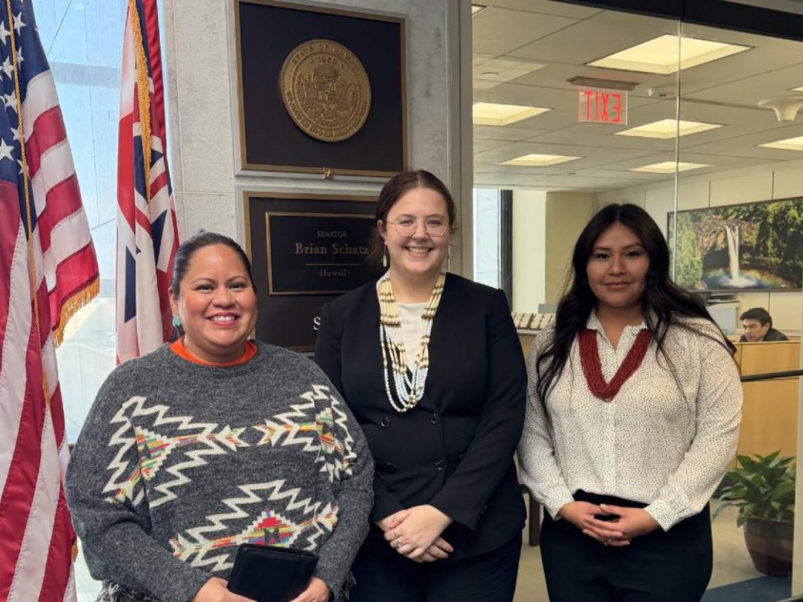 Native American: Rachel Overstreet lobbying with NABS