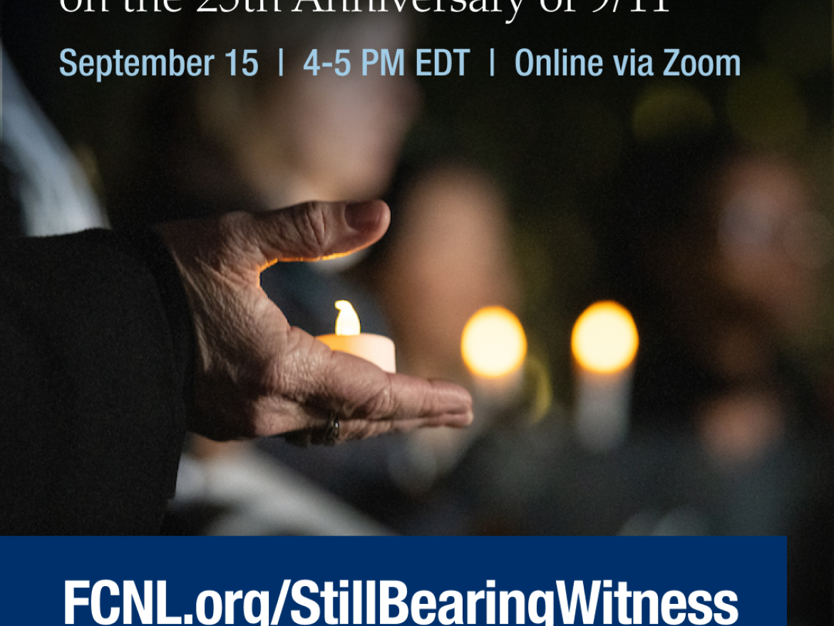 Still bearing Witness webinar flyer