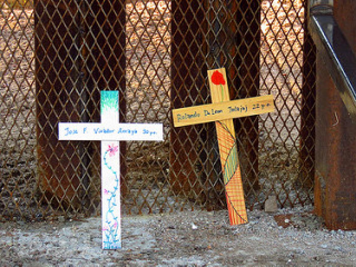 Crosses at the  border