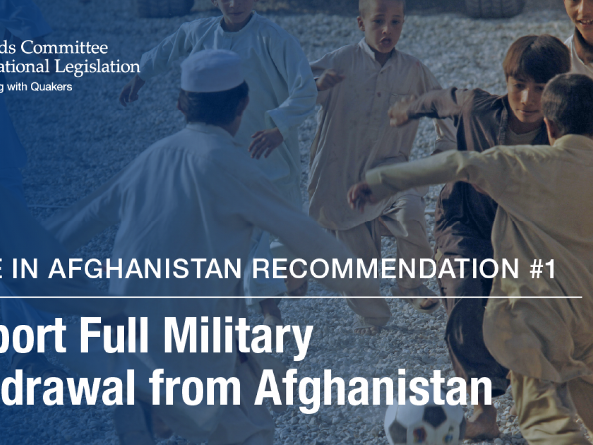 Peace in Afghanistan: Full Military Withdrawal