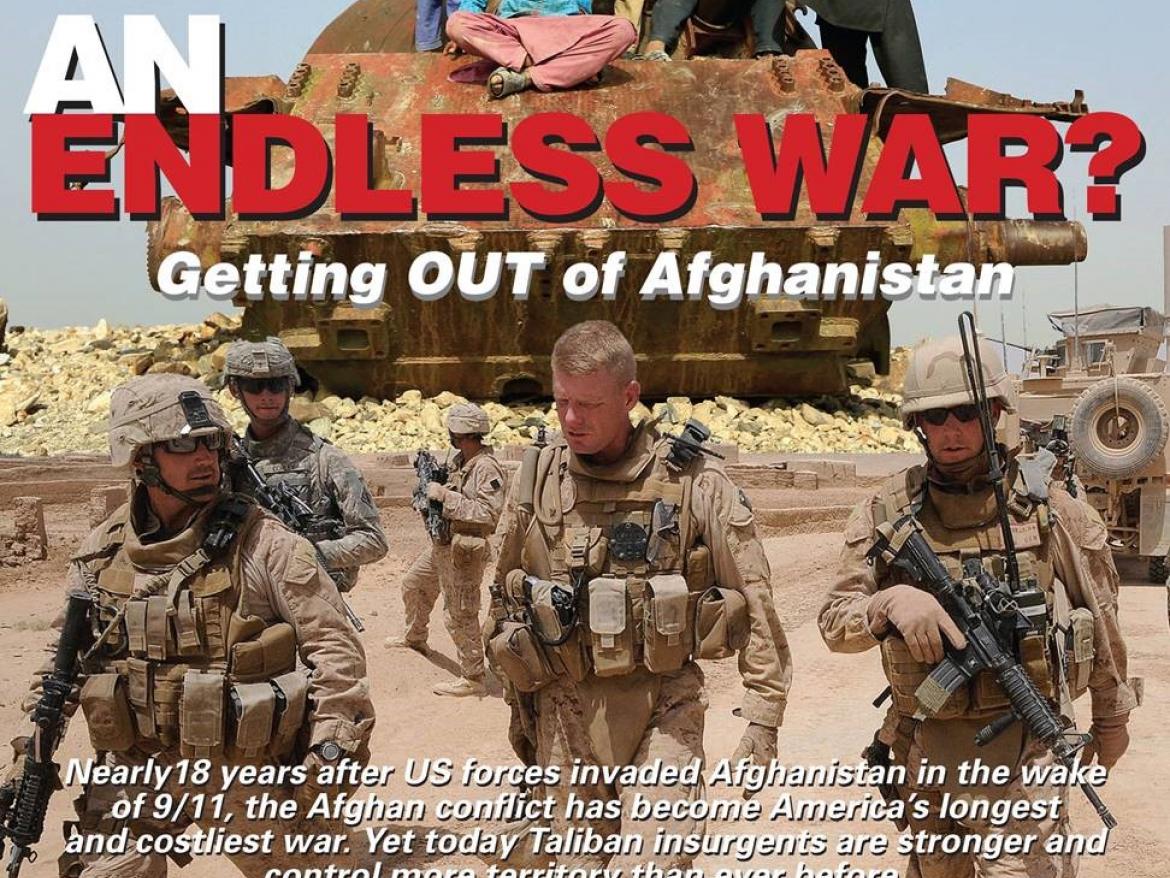 "An Endless War? Getting Out of Afghanistan," movie screening poster.