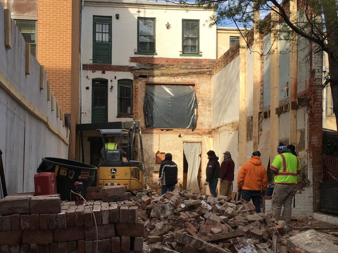 Demolition of 205 C Street 
