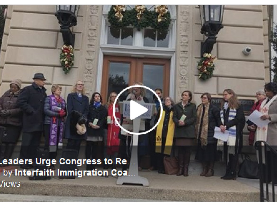 Video from Interfaith Immigration Coalition Press Conference