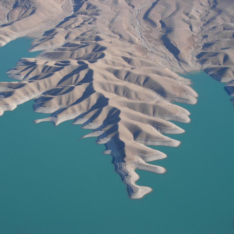 Lake at Kajaki in Helmand Province, Afghanistan.