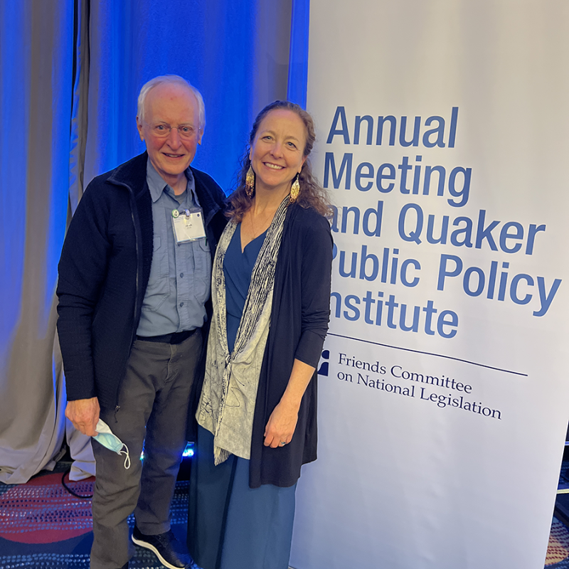 Bridget Moix and Joe Volk at Annual Meeting 2022