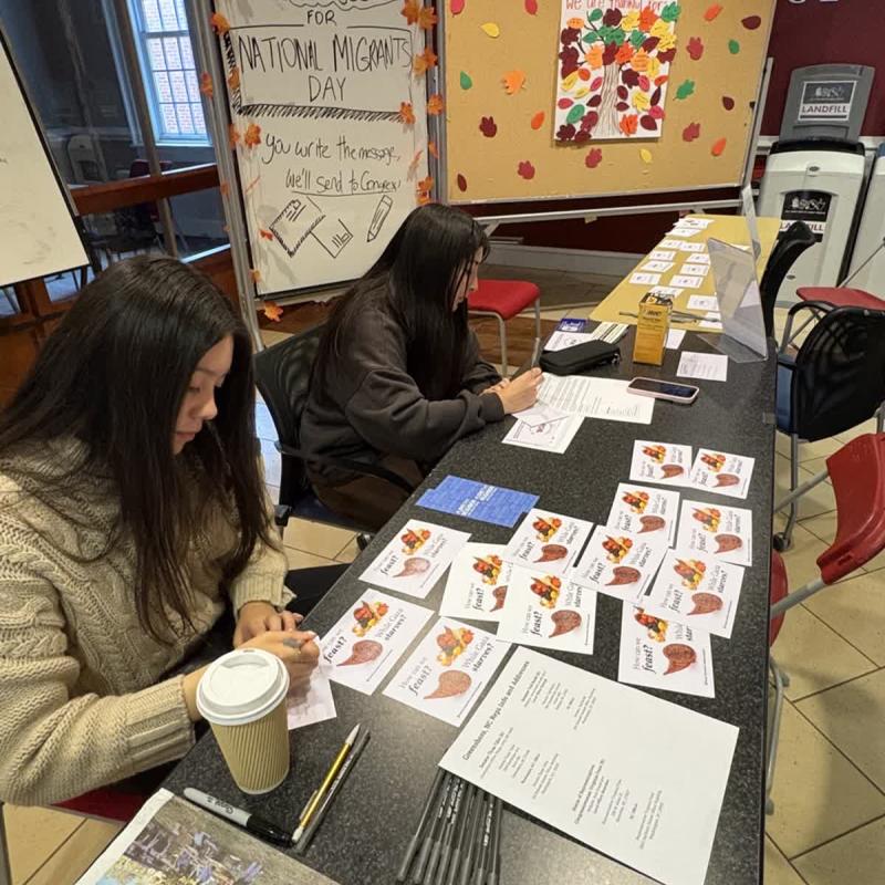 Guilford Campus Chapters 2025 tabling