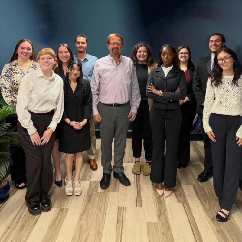Young advocates meeting with their member of Congress