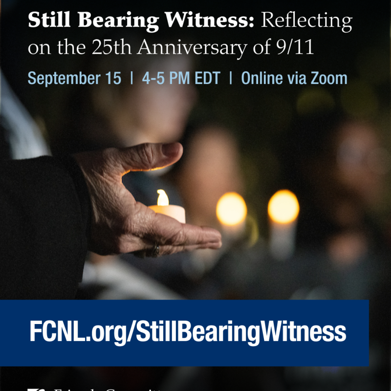 Still bearing Witness webinar flyer