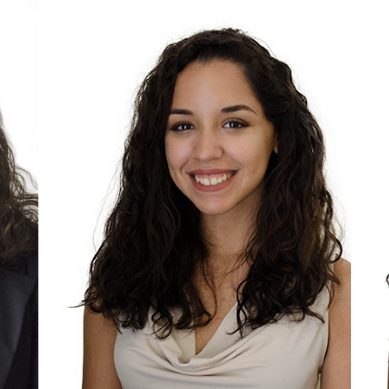 Hannah Graf Evans, Gabriela Viera, Larissa Gil Sanhueza  