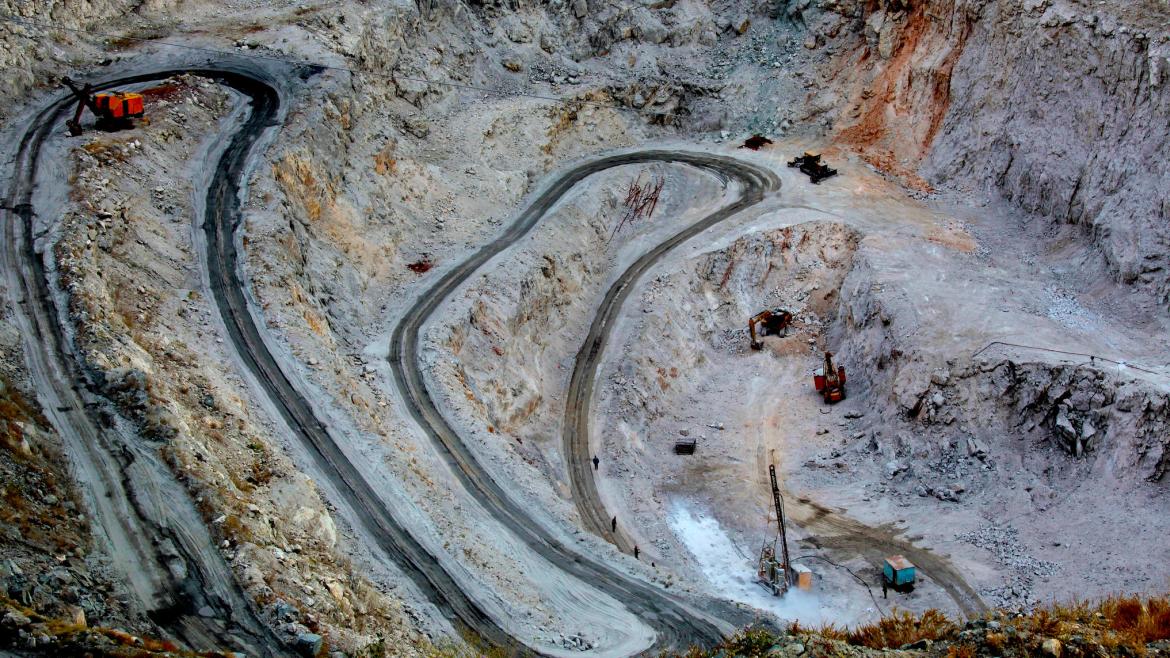 Rare Earth Mine in Xinjiang, China 