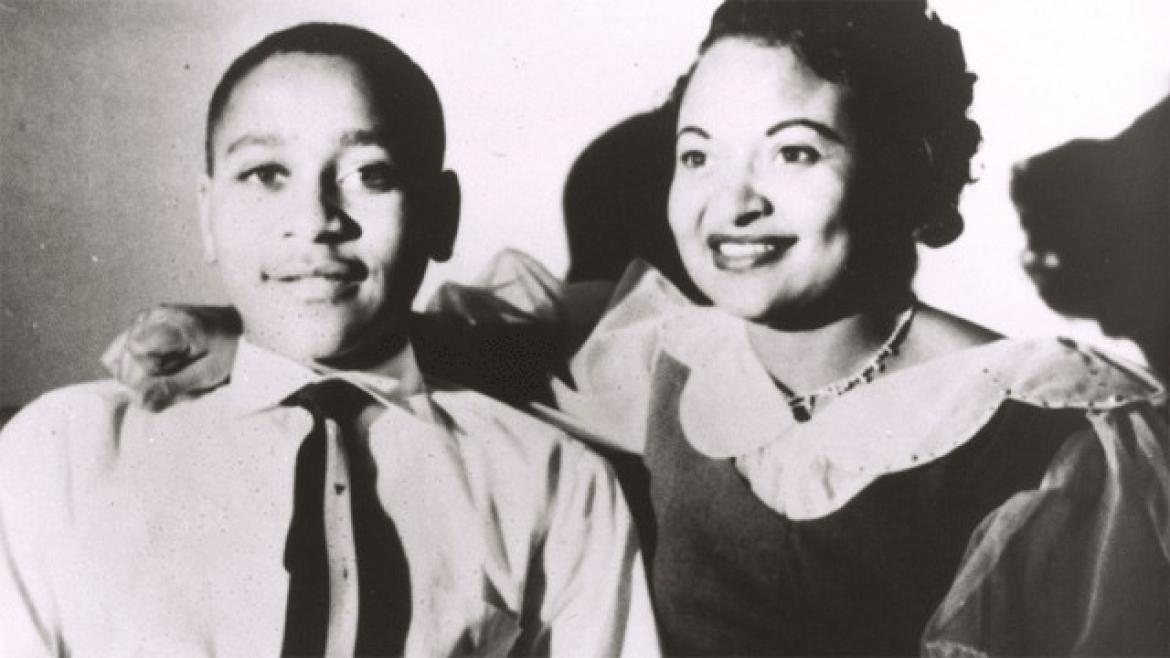 Emmett Till and his mother Mamie Till-Mobley, 1950