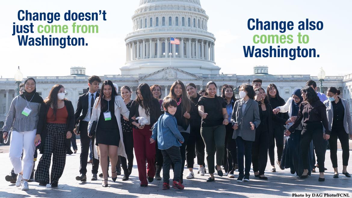 Spring Lobby Weekend 2023: Change doesn't just come from Washington. Change also comes to Washington.