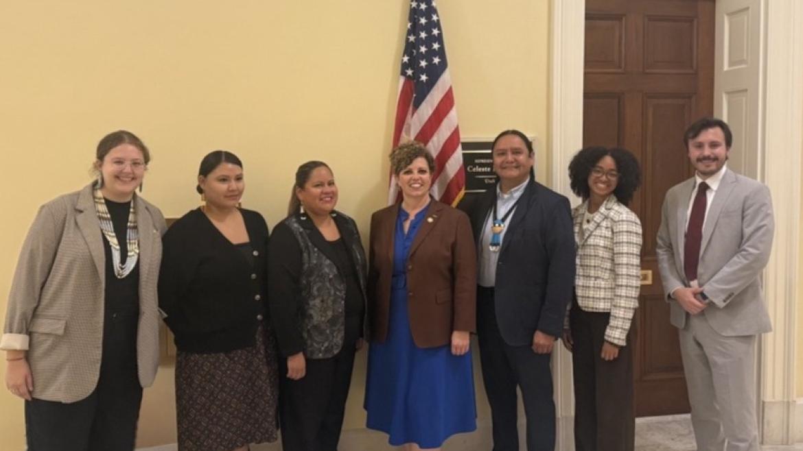 Rep. Celeste Maloy (UT-2) with FCNL staff and NABS advocates