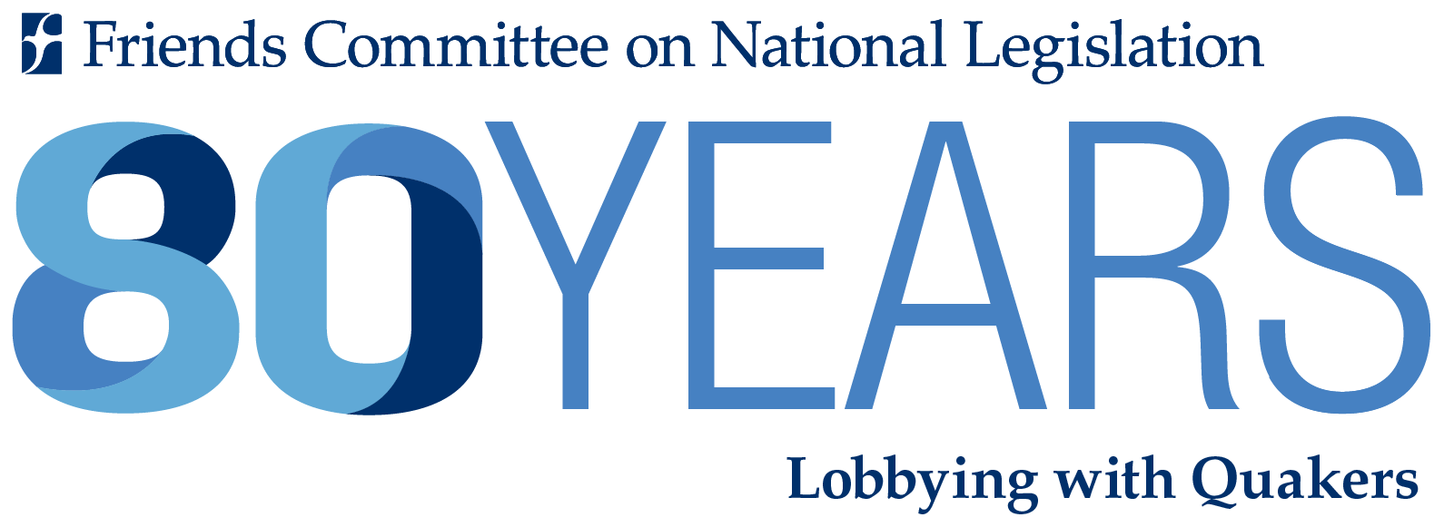 FCNL 80th Anniversary logo